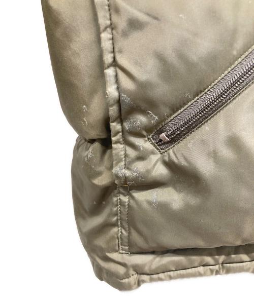 BURBERRY BLACK LABEL（バーバリーブラックレーベル）BURBERRY BLACK LABEL (バーバリーブラックレーベル) ラビットファー付きダウンジャケット カーキ サイズ:Lの古着・服飾アイテム