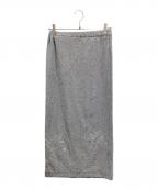 JOURNAL STANDARD relumeジャーナルスタンダード レリューム）の古着「ラメIラインスカート」｜シルバー