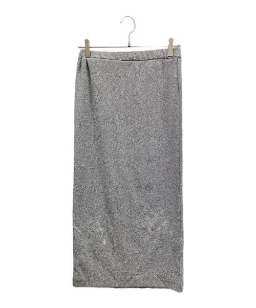 JOURNAL STANDARD relume（ジャーナルスタンダード レリューム）JOURNAL STANDARD relume (ジャーナルスタンダード レリューム) ラメIラインスカート シルバー サイズ:ＦＲＥＥの古着・服飾アイテム