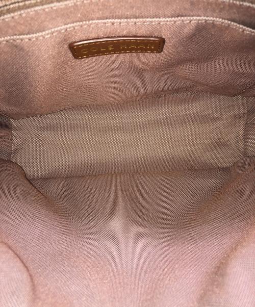COLE HAAN（コールハーン）COLE HAAN (コールハーン) レザー2WAYバッグ ブラウンの古着・服飾アイテム