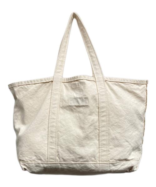 FRAMeWORK（フレームワーク）FRAMeWORK (フレームワーク) SEUVAS (ソウバス) 別注 キャンバストート L2 アイボリーの古着・服飾アイテム