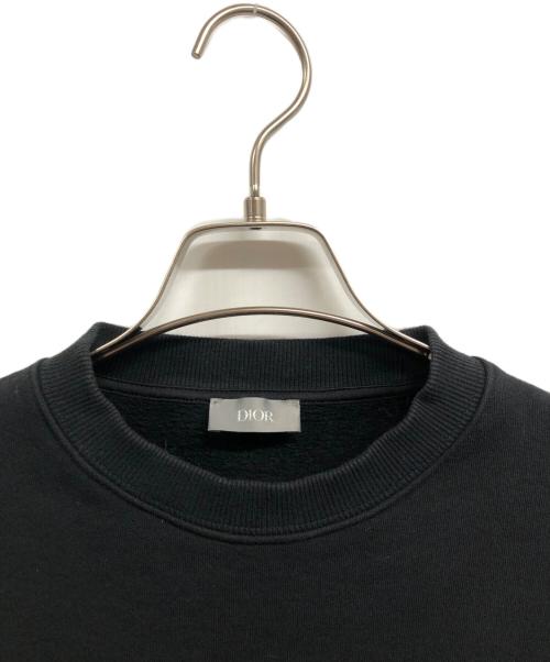 Dior（ディオール）DIOR (ディオール) クルーネックスウェット ブラック サイズ:Lの古着・服飾アイテム