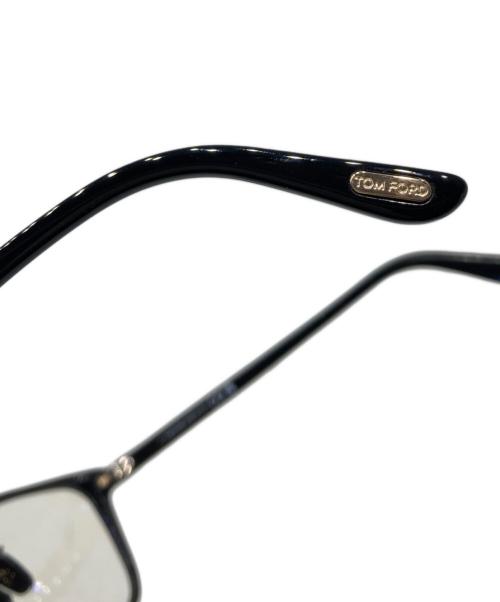 TOM FORD（トムフォード）TOM FORD (トムフォード) ウェリントン ブルーライトカットメガネ ブラック サイズ:52□20 145の古着・服飾アイテム