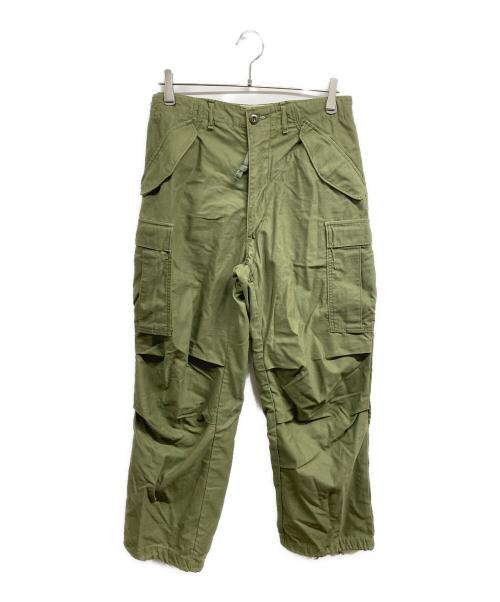 US ARMY（ユーエスアーミー）US ARMY (ユーエスアーミー) 70sM65カーゴパンツ グリーン サイズ:S-REGULARの古着・服飾アイテム