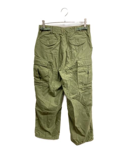 US ARMY（ユーエスアーミー）US ARMY (ユーエスアーミー) 70sM65カーゴパンツ グリーン サイズ:S-REGULARの古着・服飾アイテム