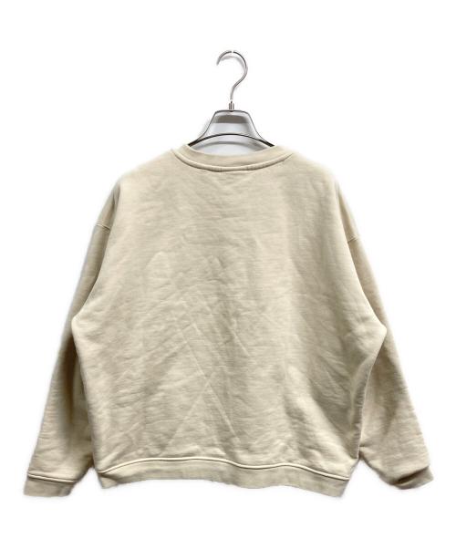 KITH（キス）KITH (キス) クイーンズ カレッジ クルーネック スウェットトレーナー ベージュ サイズ:Lの古着・服飾アイテム