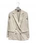 theory（セオリー）の古着「ダブルジャケット」｜ベージュ