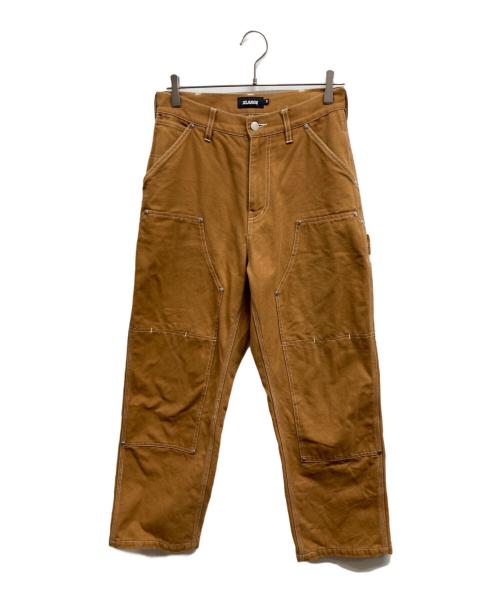 X-LARGE（エクストララージ）X-LARGE (エクストララージ) ダブルニーワークパンツ ブラウン サイズ:W30の古着・服飾アイテム