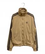 adidasアディダス）の古着「ウーブン ファイヤーバード トラックトップ」｜ブラウン