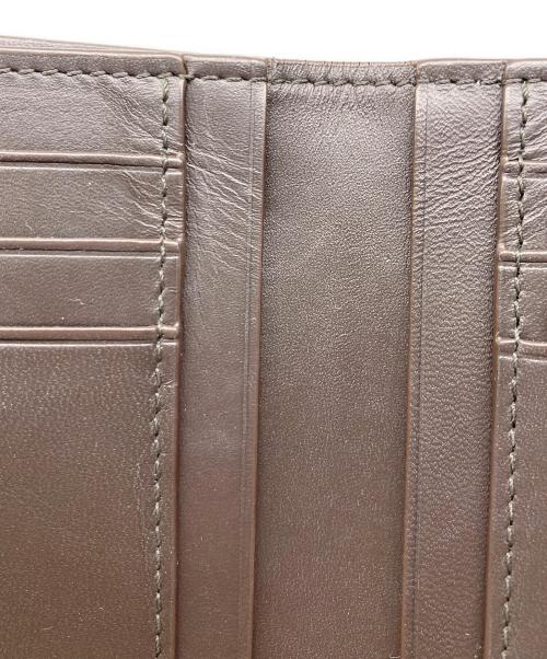 LOEWE（ロエベ）LOEWE (ロエベ) パズル スリム コンパクトウォレット ブラウン×ネイビーの古着・服飾アイテム