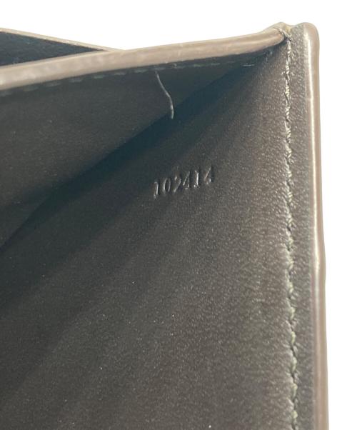 LOEWE（ロエベ）LOEWE (ロエベ) パズル スリム コンパクトウォレット ブラウン×ネイビーの古着・服飾アイテム