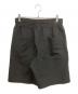 BLACK COMME des GARCONS (ブラックコムデギャルソン) 縮絨ショートパンツ ブラック サイズ:M：10000円