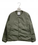 NANGAナンガ）の古着「HINOCカーディガンジャケット」｜カーキ