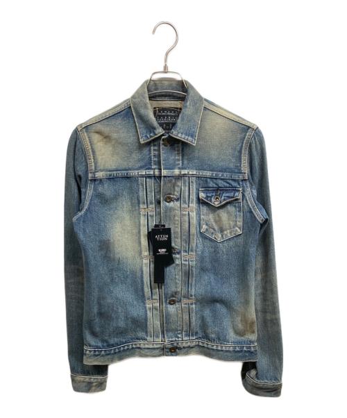 KURO（クロ）KURO (クロ) Denim Jacket Vintage Wash 03 インディゴ 未使用品の古着・服飾アイテム
