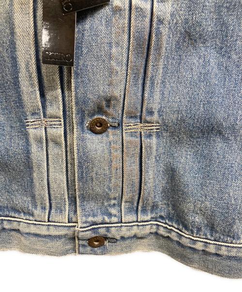 KURO（クロ）KURO (クロ) Denim Jacket Vintage Wash 03 インディゴ 未使用品の古着・服飾アイテム