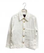 ）の古着「ストレッチコーデュロイ シャツブルゾン」｜ホワイト