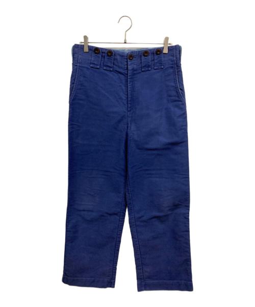 COMME des GARCONS JUNYA WATANABE MAN（コム デ ギャルソン ジュンヤ ワタナベ マン）COMME des GARCONS JUNYA WATANABE MAN (コム デ ギャルソン ジュンヤ ワタナベ マン) コットンパンツ ブルー サイズ:XSの古着・服飾アイテム