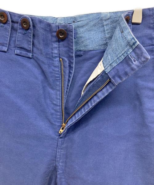 COMME des GARCONS JUNYA WATANABE MAN（コム デ ギャルソン ジュンヤ ワタナベ マン）COMME des GARCONS JUNYA WATANABE MAN (コム デ ギャルソン ジュンヤ ワタナベ マン) コットンパンツ ブルー サイズ:XSの古着・服飾アイテム