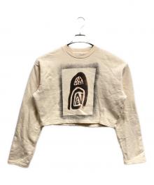 Acne studios（アクネ ストゥディオス）の古着「プリントスウェット」｜ベージュ