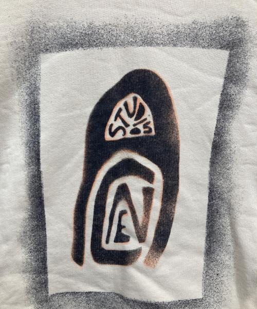 Acne studios（アクネ ストゥディオス）Acne studios (アクネ ストゥディオス) プリントスウェット ベージュ サイズ:XSの古着・服飾アイテム