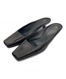 toteme（トーテム）の古着「スクエアトゥ ミュール」｜ブラック