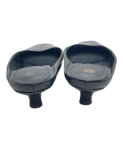 toteme（トーテム）toteme (トーテム) スクエアトゥ ミュール ブラック サイズ:38の古着・服飾アイテム