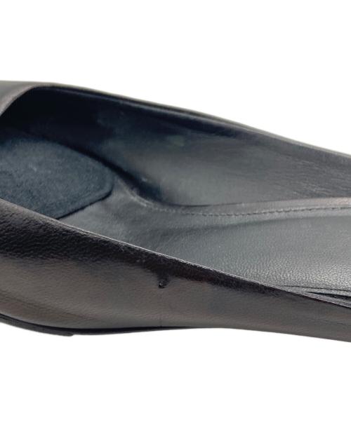 toteme（トーテム）toteme (トーテム) スクエアトゥ ミュール ブラック サイズ:38の古着・服飾アイテム