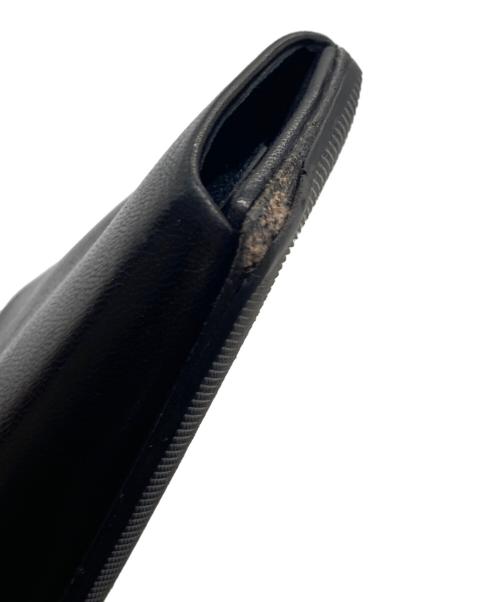 toteme（トーテム）toteme (トーテム) スクエアトゥ ミュール ブラック サイズ:38の古着・服飾アイテム