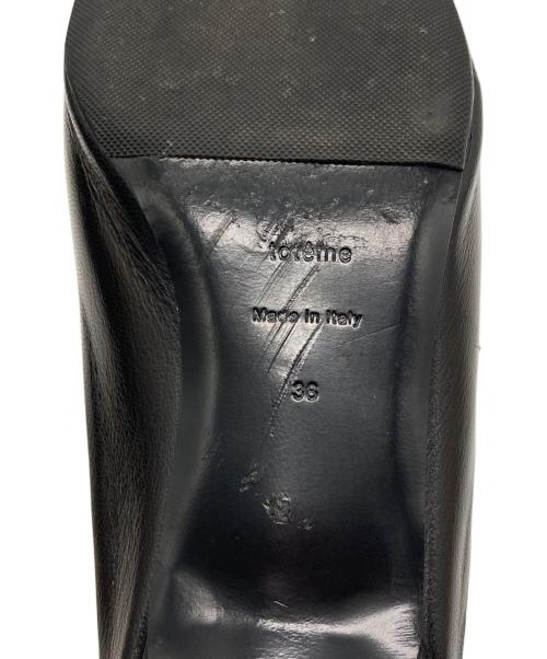 toteme（トーテム）toteme (トーテム) スクエアトゥ ミュール ブラック サイズ:38の古着・服飾アイテム