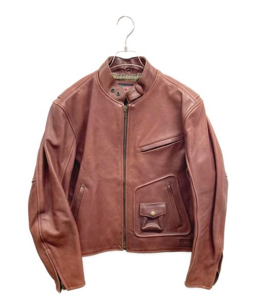 NANKAI（ナンカイ）NANKAI (ナンカイ) レザージャケット ブラウン サイズ:XLの古着・服飾アイテム