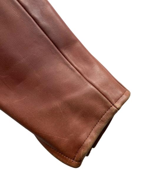 NANKAI（ナンカイ）NANKAI (ナンカイ) レザージャケット ブラウン サイズ:XLの古着・服飾アイテム