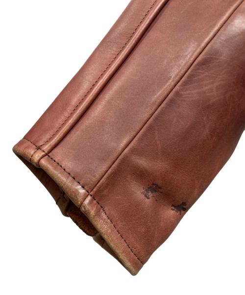 NANKAI（ナンカイ）NANKAI (ナンカイ) レザージャケット ブラウン サイズ:XLの古着・服飾アイテム