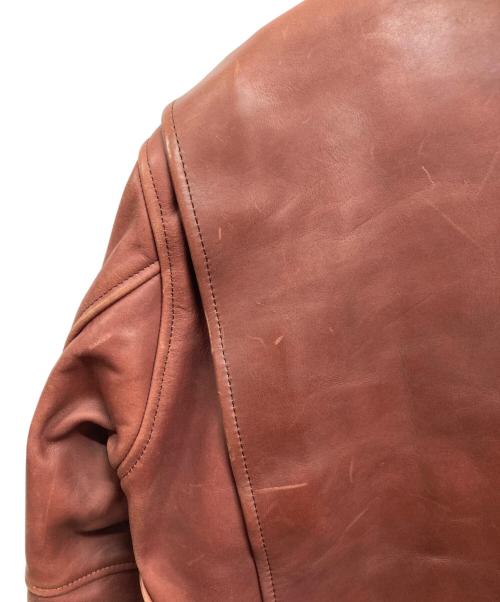 NANKAI（ナンカイ）NANKAI (ナンカイ) レザージャケット ブラウン サイズ:XLの古着・服飾アイテム