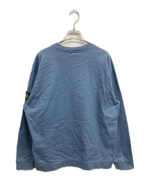STONE ISLAND（ストーンアイランド）STONE ISLAND (ストーンアイランド) 24SS HEAVY COTTON JERSEY GARMENT DYED ブルー サイズ:XLの古着・服飾アイテム