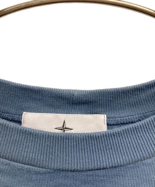 STONE ISLAND（ストーンアイランド）STONE ISLAND (ストーンアイランド) 24SS HEAVY COTTON JERSEY GARMENT DYED ブルー サイズ:XLの古着・服飾アイテム