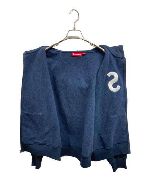 SUPREME（シュプリーム）Supreme (シュプリーム) 24FW S Logo Zip Up Hooded Sweatshirt ネイビー サイズ:Mの古着・服飾アイテム