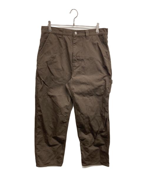 stussy（ステューシー）stussy (ステューシー) Canvas Carpenter ブラウン サイズ:34の古着・服飾アイテム