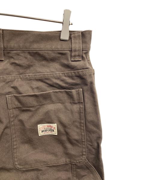 stussy（ステューシー）stussy (ステューシー) Canvas Carpenter ブラウン サイズ:34の古着・服飾アイテム