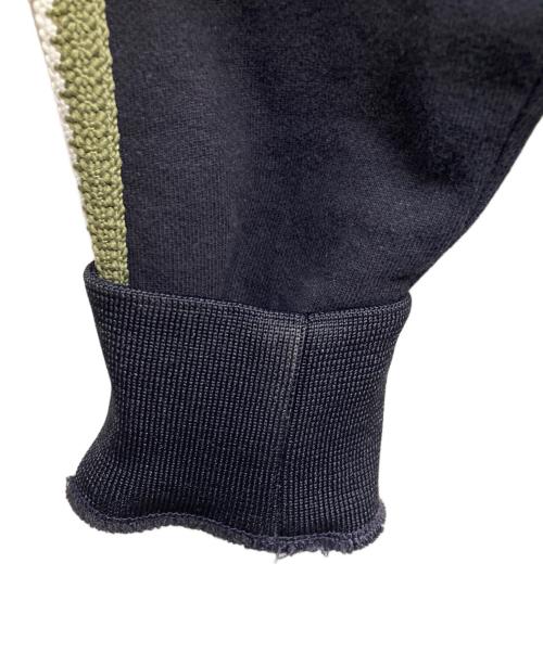 LACOSTE（ラコステ）LACOSTE (ラコステ) ショルダーニットテーピング ショートトラックジャケット ブラック サイズ:40の古着・服飾アイテム