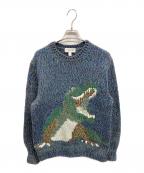 LACOSTEラコステ）の古着「ワニニッティングヘビーウェイトセーター」｜グリーン