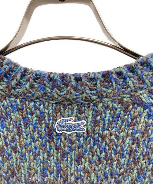LACOSTE（ラコステ）LACOSTE (ラコステ) ワニニッティングヘビーウェイトセーター グリーン サイズ:Mの古着・服飾アイテム