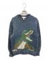 LACOSTE（ラコステ）の古着「ワニニッティングヘビーウェイトセーター」｜グリーン
