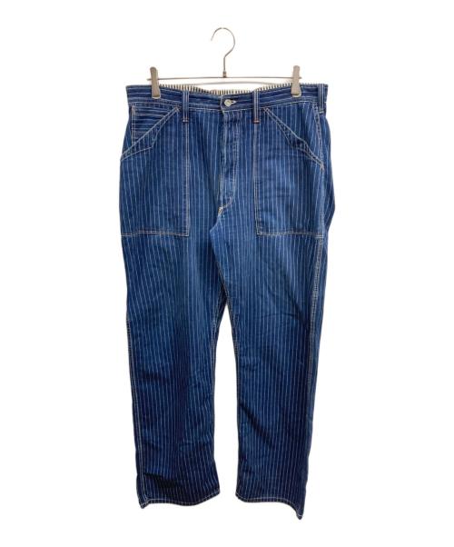 freewheelers（フリーホイーラーズ）FREEWHEELERS (フリーホイーラーズ) ワイドパンツ ブルー サイズ:ーの古着・服飾アイテム