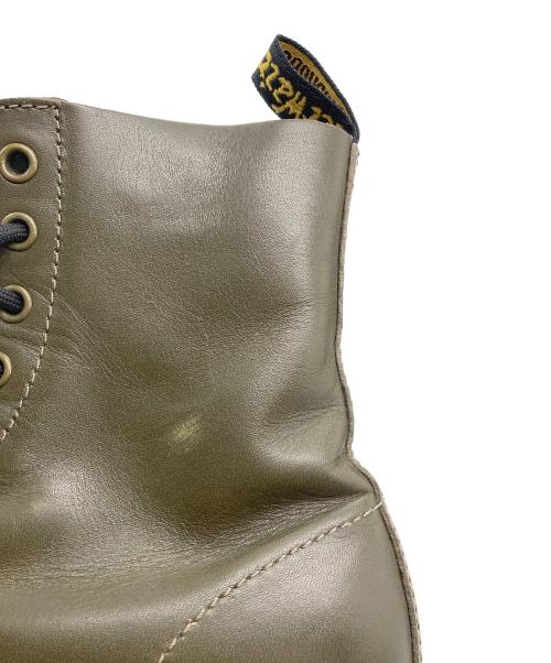 Dr.Martens（ドクターマーチン）Dr.Martens (ドクターマーチン) 8ホールブーツ グリーン サイズ:38の古着・服飾アイテム
