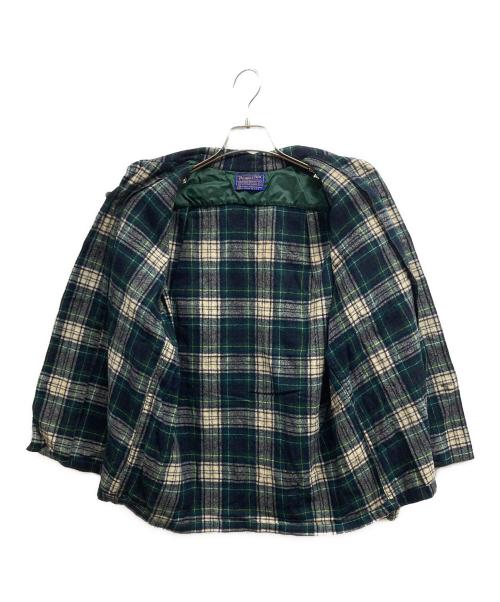 PENDLETON（ペンドルトン）PENDLETON (ペンドルトン) 70sボードシャツ グリーン サイズ:Mの古着・服飾アイテム
