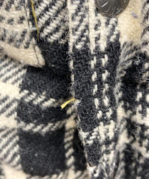 THE NORTHFACE PURPLELABEL（ザ・ノースフェイス パープルレーベル）THE NORTHFACE PURPLELABEL (ザ・ノースフェイス パープルレーベル) Harris Tweed (ハリスツイード) ハリスツィードシェラベスト ブラック×ベージュ サイズ:WSの古着・服飾アイテム