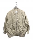 SLOBE IENAスローブ イエナ）の古着「ナイロンツイルMA-1」｜アイボリー