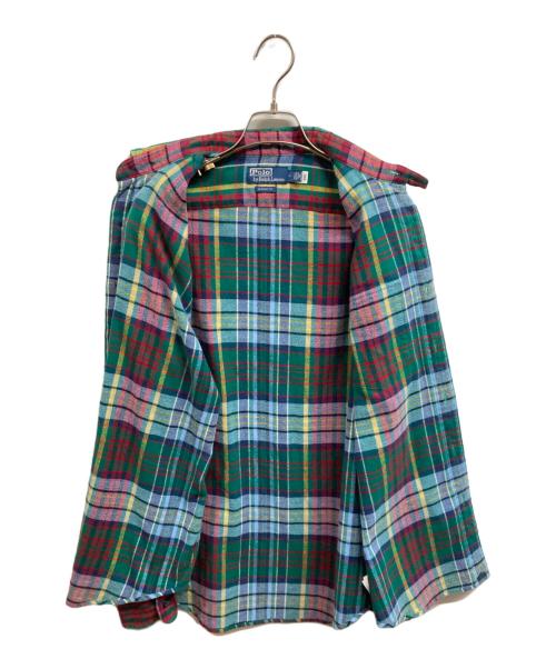POLO RALPH LAUREN（ポロ・ラルフローレン）POLO RALPH LAUREN (ポロ・ラルフローレン) チェックシャツ グリーン サイズ:Mの古着・服飾アイテム