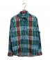 POLO RALPH LAUREN（ポロ・ラルフローレン）の古着「チェックシャツ」｜グリーン