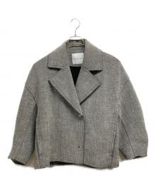 Adam et Rope（アダム エ ロペ）の古着「ボンディングオーバージャケット」｜グレー